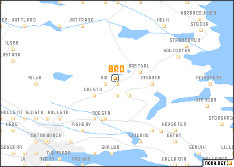 map of Bro