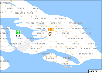 map of Bro