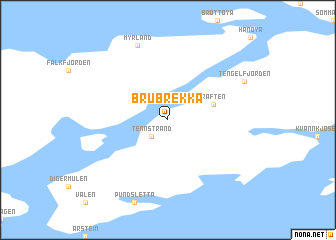 map of Brubrekka