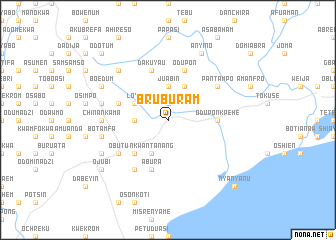 map of Bruburam