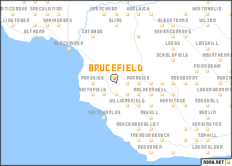 map of Brucefield