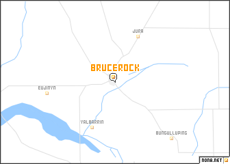 map of Bruce Rock