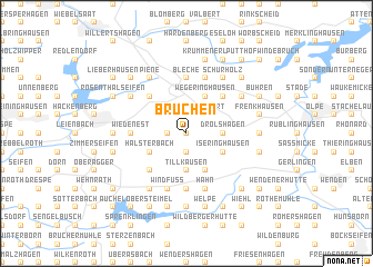 map of Brüchen