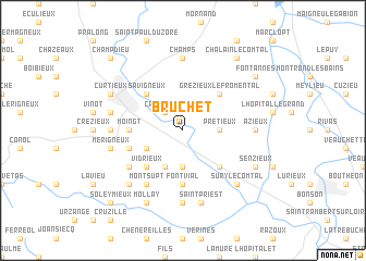 map of Bruchet