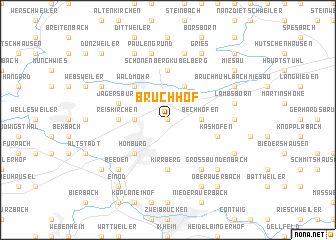 map of Bruchhof