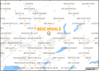 map of Bruchmühle