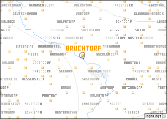 map of Bruchtorf