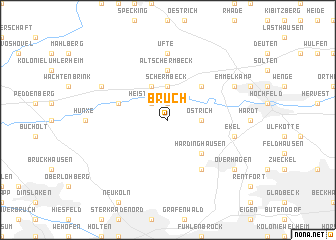 map of Bruch