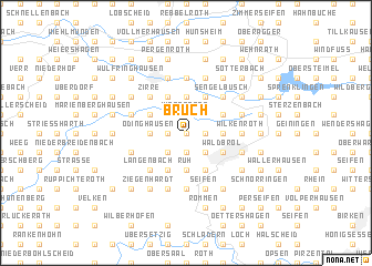 map of Bruch