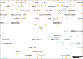 map of Bruckbach