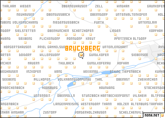 map of Bruckberg