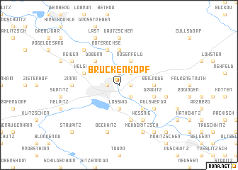 map of Brückenkopf