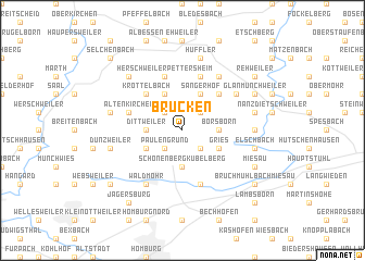 map of Brücken