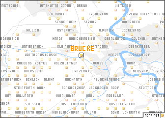 map of Brücke