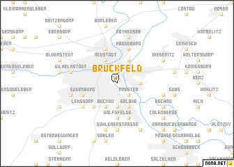 map of Brückfeld