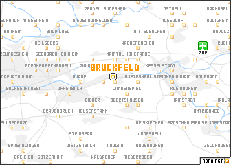 map of Brückfeld