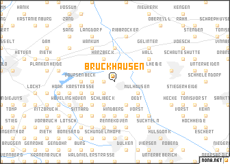 map of Bruckhausen