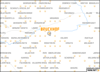 map of Bruckhof