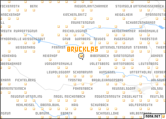 map of Brücklas