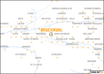 map of Bruckmühl