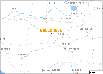 map of Brucknell