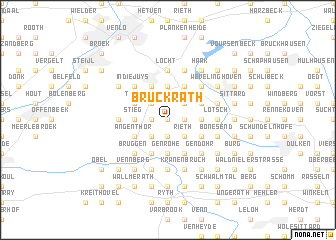 map of Bruckrath