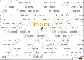 map of Brücktal