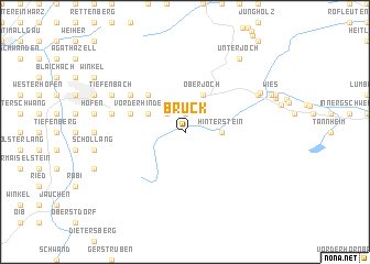 map of Bruck