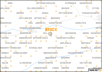 map of Bruck