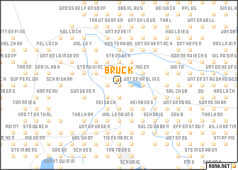 map of Bruck