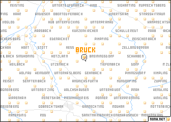 map of Bruck