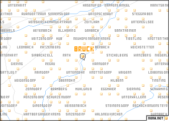 map of Bruck