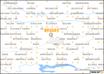 map of Brüder