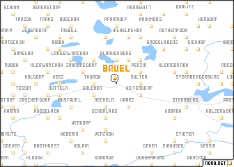 map of Brüel