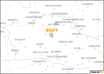 map of Bruff