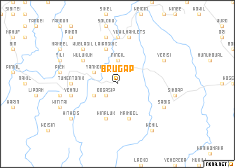 map of Brugap