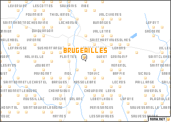 map of Brugeailles