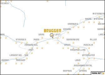 map of Bruggen