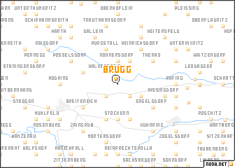 map of Brugg