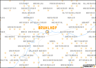 map of Brühlhof