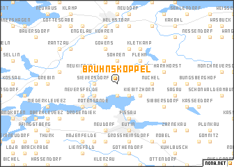 map of Bruhnskoppel