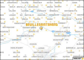 map of Bruille-Saint-Amand