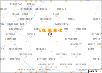 map of Bruinehaar