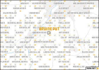 map of Bruineput