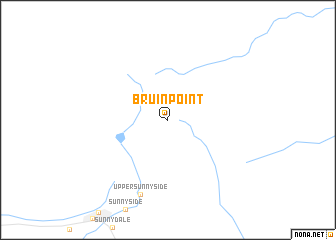 map of Bruin Point