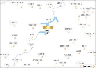 map of Bruin