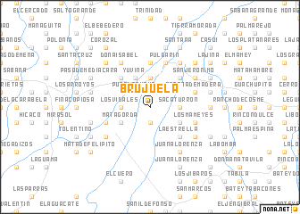 map of Brujuela