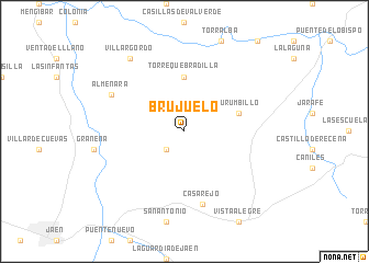 map of Brujuelo