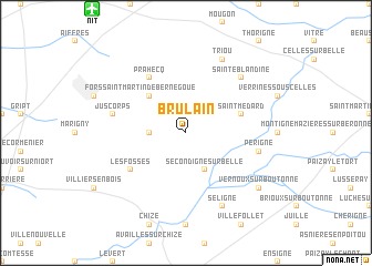 map of Brûlain
