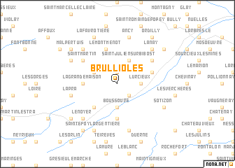 map of Brullioles